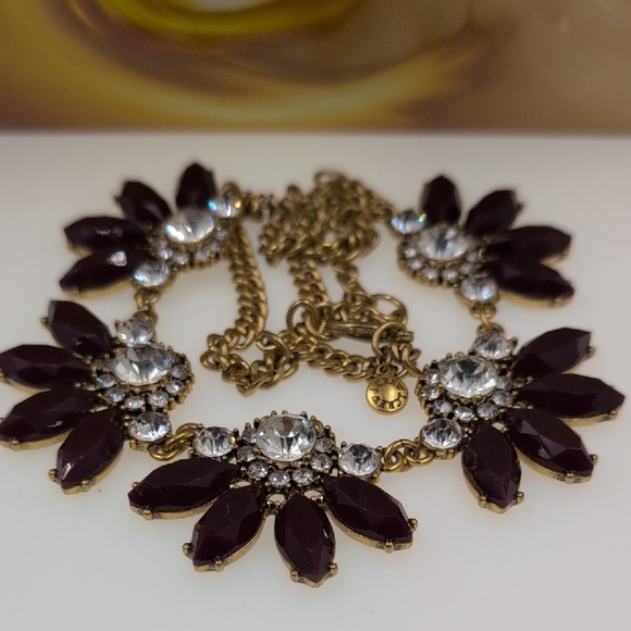 J. Crew Gold and Maroon Necklace with Elegant Design - Picture 6 of 6